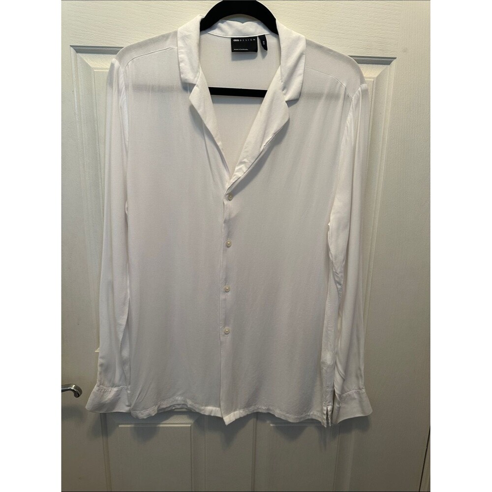 ASOS White Women's Button-Down Relaxed Collar Shirt